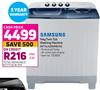 Samsung 14Kg Twin Tub Washing Machine WT14J4200MB.FA