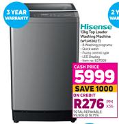 Hisense 13Kg Top Loader Washing Machine WTJA1302 T