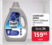 Comfort Upro Fabric Softener (All Variants)-3L Each