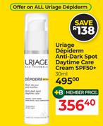 Uriage Depiderm Anti Dark Spot Daytime Care Cream SPF50+-30ml