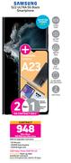 Samsung S22 Ultra 5G Black Smartphone + Samsung Galaxy A23-On 1GB Red Core More Data