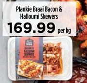 Plankie Braai Bacon & Halloumi Skewrs-Per Kg