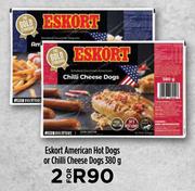 Eskort American Hot Dogs Or Chilli Dogs-For 2 x 380g