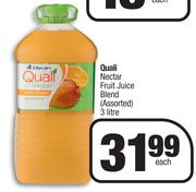 Quali Nectar Fruit Juice Blend Assorted-3L Each