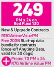 2 x Samsung Galaxy A03 Core 4G Smartphone-On Red Flexi 130 + On Promo 70
