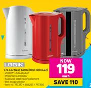 Logik 1.7L Cordless Kettle RSH-080442-Each
