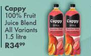 Cappy 100% Fruit Juice Blend All Variants-1.5L