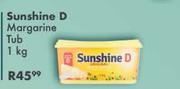 Sunshine D Margarine Tub-1Kg