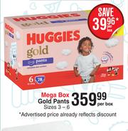 Special Huggies Gold Pants Mega Box Per Box m.guzzle .za