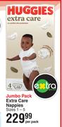 Huggies Extra Care Nappies Jumbo Pack-Per Pack
