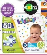 Baby Things Nappies-50 Per Pack 