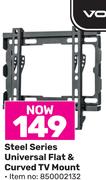 Volkano Steel Sereies Universal FLat & Curved TV Mount