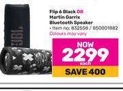 Flip 6 Black Or Martin Garrix Bluetooth Speaker-Each
