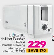 Logik 4 Slice Toaster