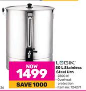 Logik 50L Stainless Steel Urn