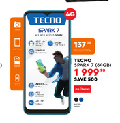 Tecno Spark 7 64GB 4G