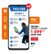 Tecno Spark 7 32GB 4G