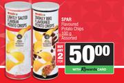   Spar Flavoured Potato Chips Assorted-For Any 2 x 100g 