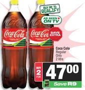   Coca-Cola Regular Only-For 2 x 2Ltr