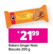 Bakers Ginger Nuts Biscuits-200g