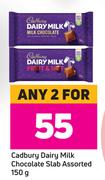 Cadbury Dairy Milk Chocolate Slab Assorted-For Any 2 x 150g