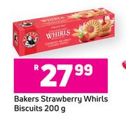 Bakers Strawberry Whirls Biscuits-200g