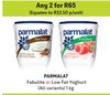 Parmalat Fabulite Or Low Fat Yoghurt (All Variants)-For Any 2 x 1kg