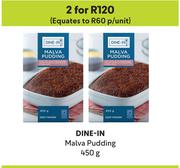 Dine In Malva Pudding-For 2 x 450g