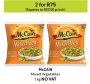 McCain Mixed Vegetables-For 2 x 1Kg