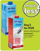 Meadow Land Cream Classique Or Cream Delight-For Any 2 x 1L
