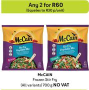 McCain Frozen Stir Fry (All Variants)-For Any 2 x 700g