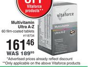 Vitaforce Multivitamin Ultra A-Z-60 Film Coated Tablets 