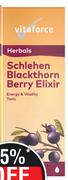 Vitaforce Herbals Schweden Blackthorn Berry Elixir-500ml