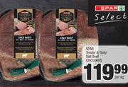 Spar Tender & Tasty Salt Beef (Uncooked)-Per Kg
