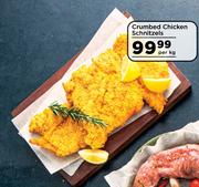 Crumbed Chicken Schnitzels-Per Kg