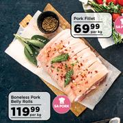 Boneless Pork Belly Rolls-Per Kg