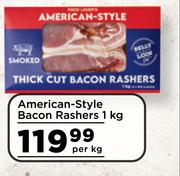 American Style Bacon Rashers-1Kg Per Kg