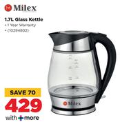 Milex 1.7L Glass Kettle
