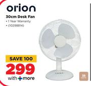 Orion 30cm Desk Fan