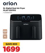 Orion 9L Digital Dual Air Fryer OLAF-0901D2