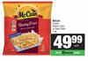McCain Frozen Skinny Fries Or Slap Chips-1Kg