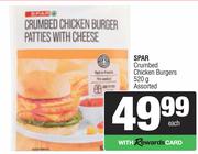 Spar Crumbed Chicken Burgers Assorted-520g