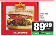 Farmer Joe's Burger Patties Assorted-1.8Kg