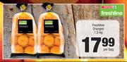 Freshline Oranges-1.5kg Per Bag