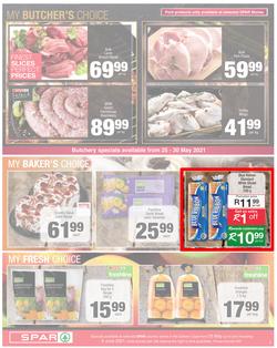 SPAR COUNTRY EASTERN CAPE : My Spar (25 May - 6 June 2021) Valid in Amahlathi, Bedford, Buffalo Flats, Cala, Centane, Idutywa, Kwa-Fetting, Komga, Lady Frere, Nemato, Ugie, Willowvale, page 5