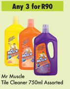 Mr Muscle Tile Cleaner Assorted-For 3 x 750ml