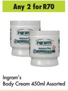 Ingram's Body Cream Assorted-For 2 x 450ml