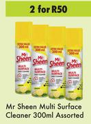 Mr Sheen Multi Surface Cleaner Assorted-For 2 x 300ml