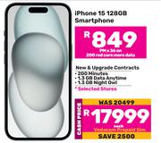 Apple iPhone 15 128GB Smartphone-Each