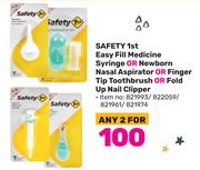 Safety 1st Easy Fill Medicine Syringe Or Newborn Nasal Aspirator-For Any 2